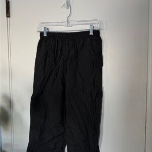 Black Reebok Track Joggers